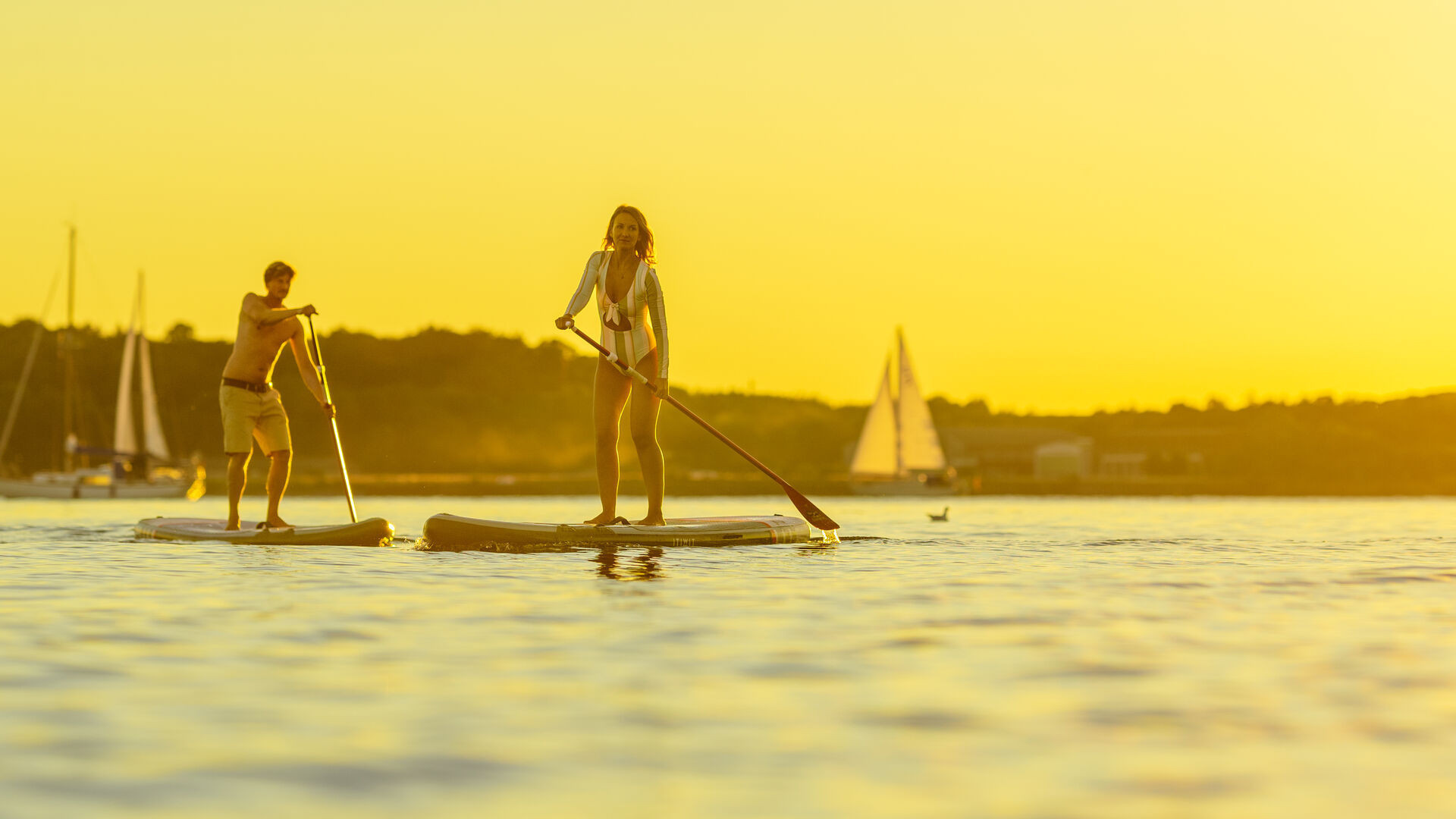 Stand-Up-Paddling in Kiel