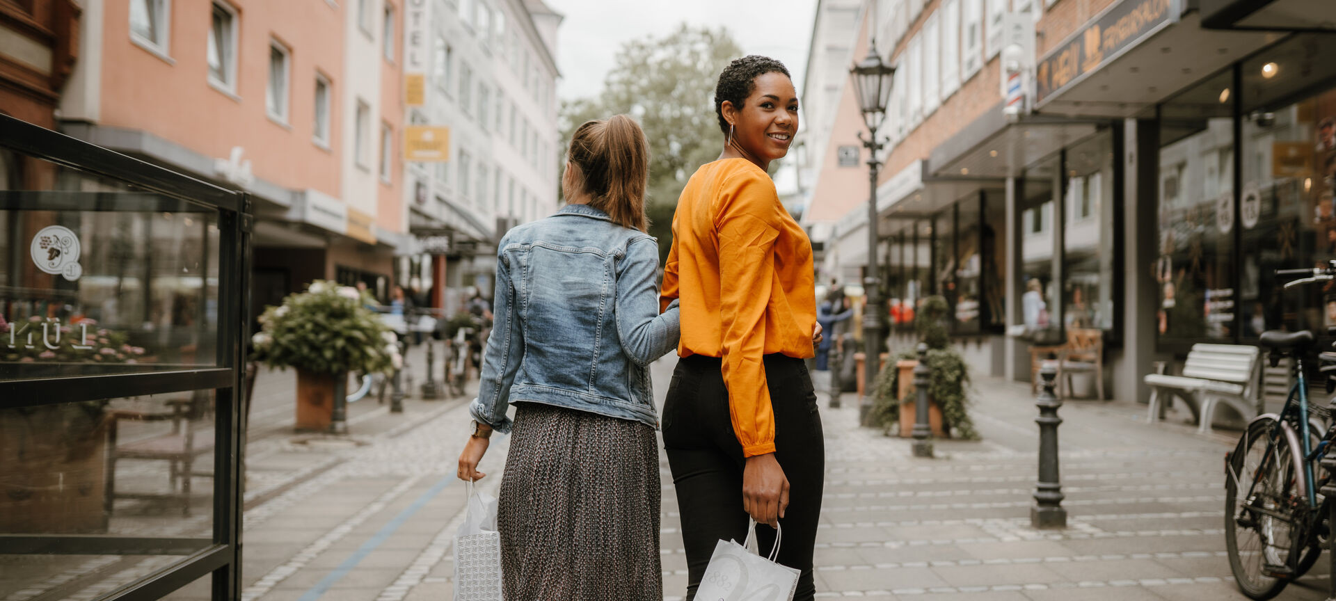 Shopping in der Dänischen Straße