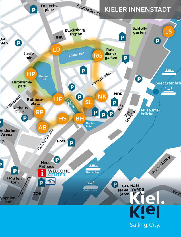 Übersichtsplan Innenstadt Lichtermeer