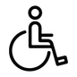 Icon Rollstuhlfahrer