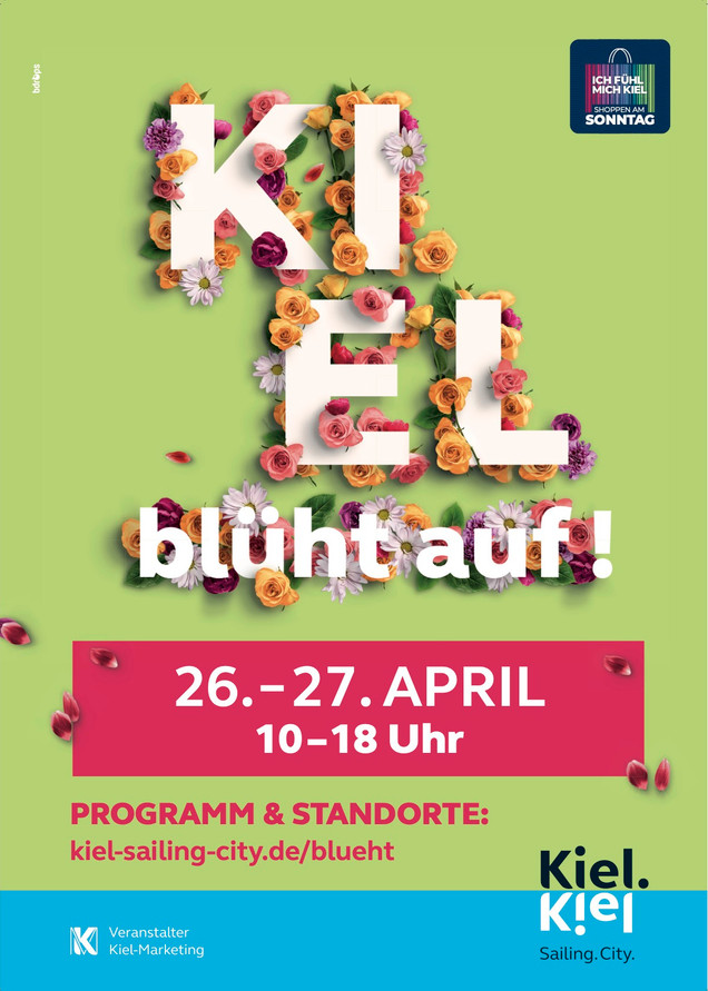Kiel blüht auf! Plakat 2025