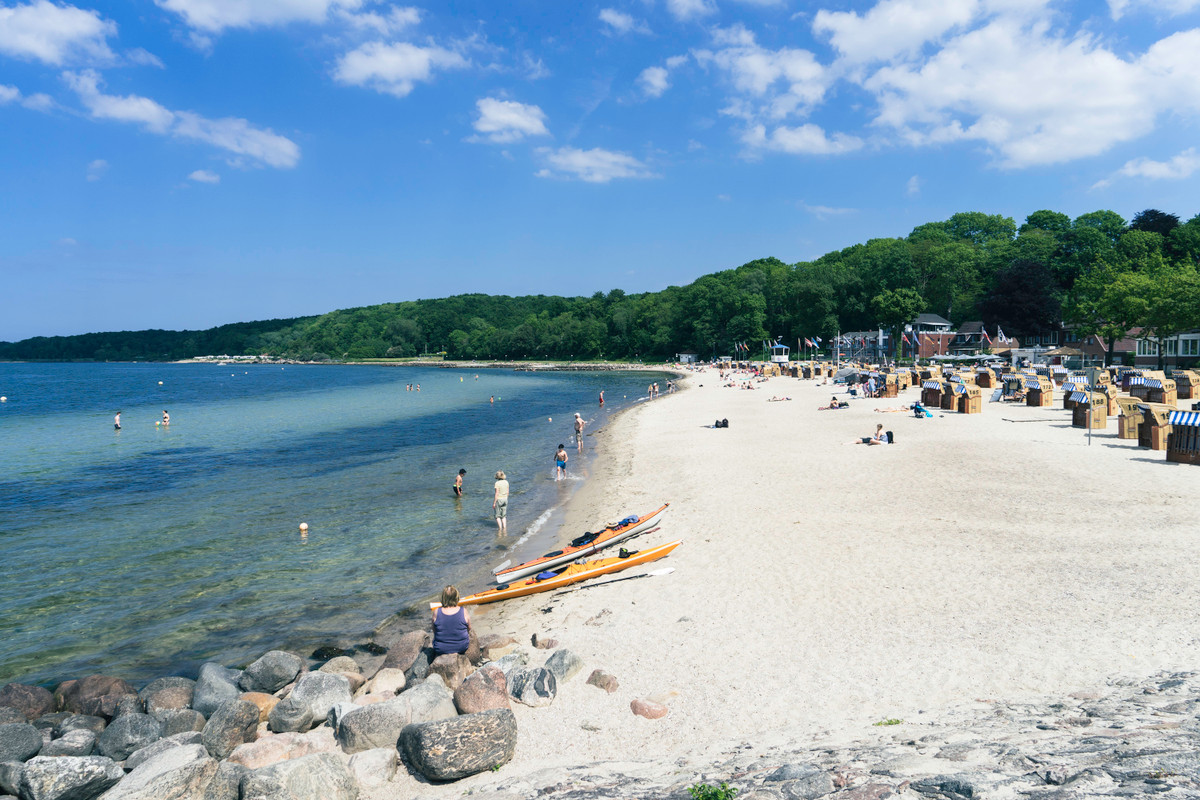 Hat Kiel einen Sandstrand?