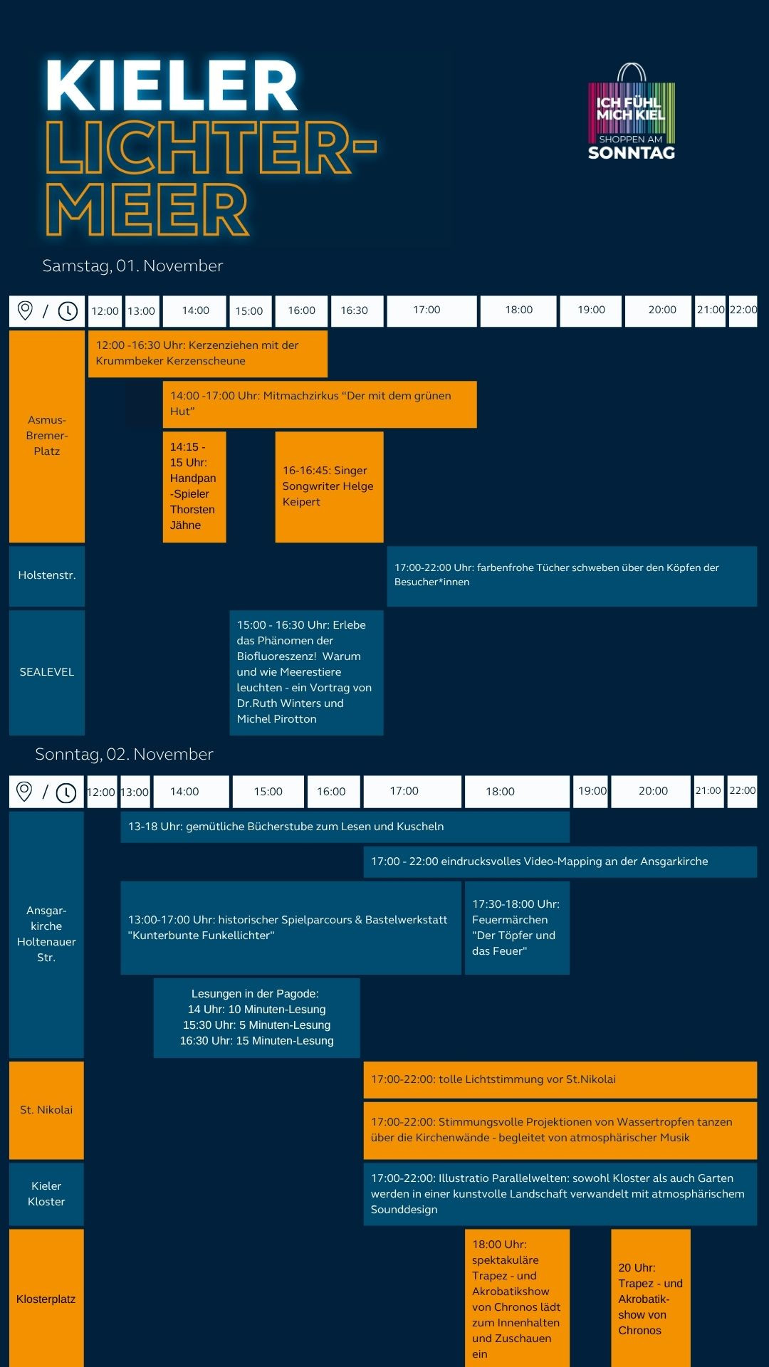 Lichtermeer Programm