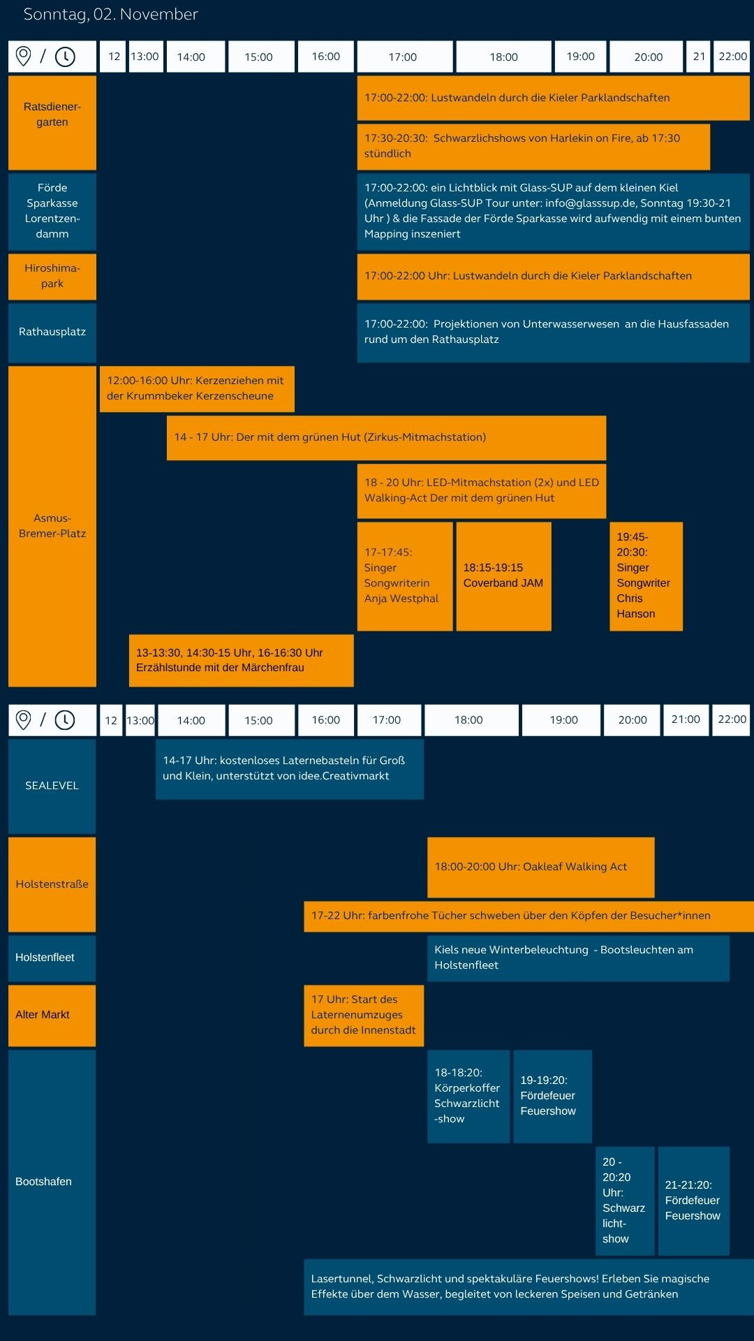 Programm Lichtermeer 