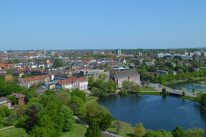 Blick vom Kieler Rathausturm