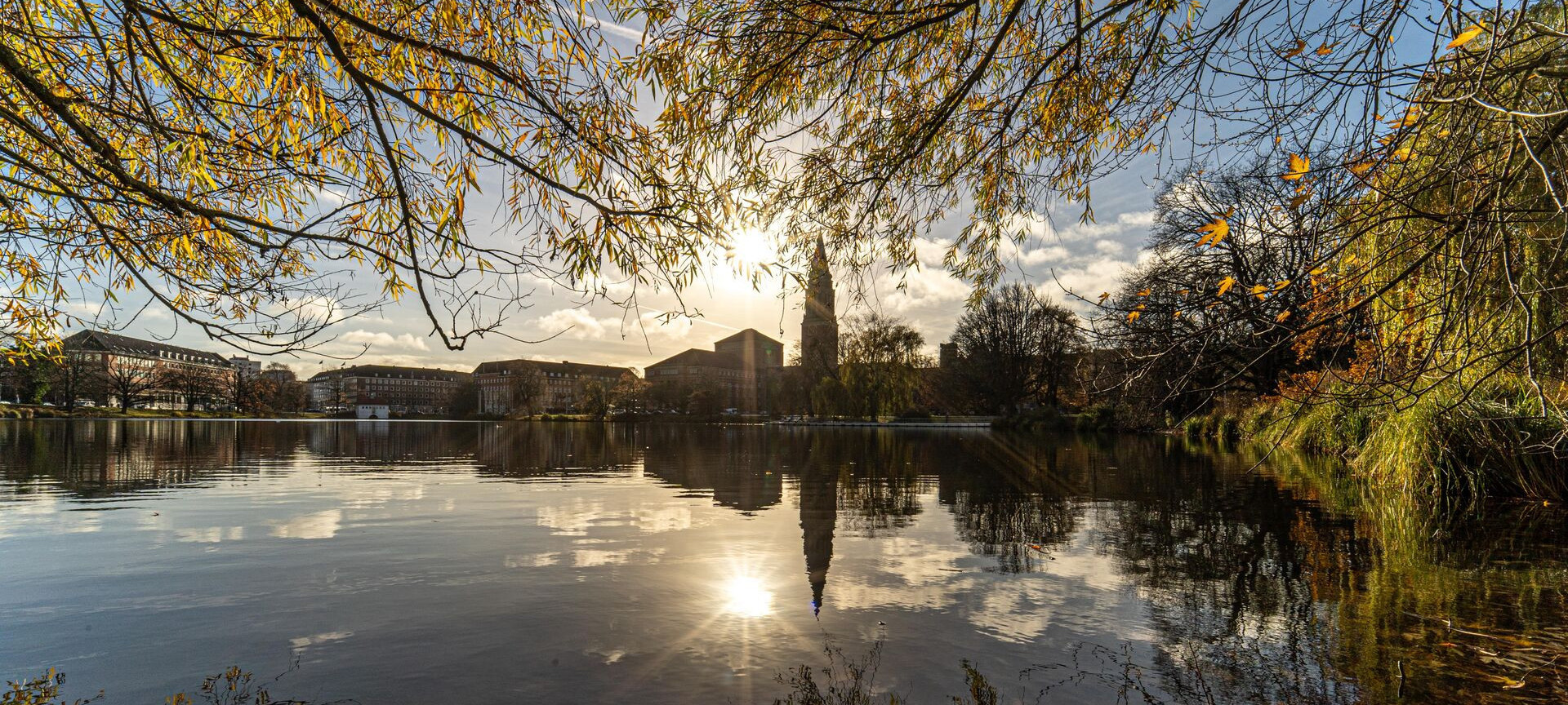 Kleiner Kiel Kanal im Herbst