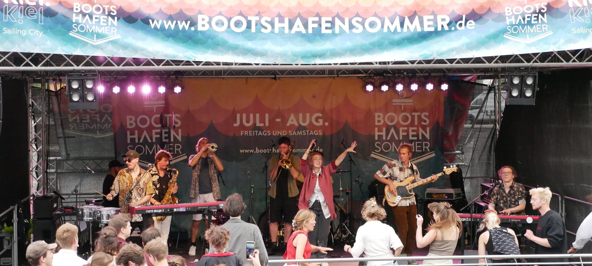 Band beim Bootshafensommer 2023