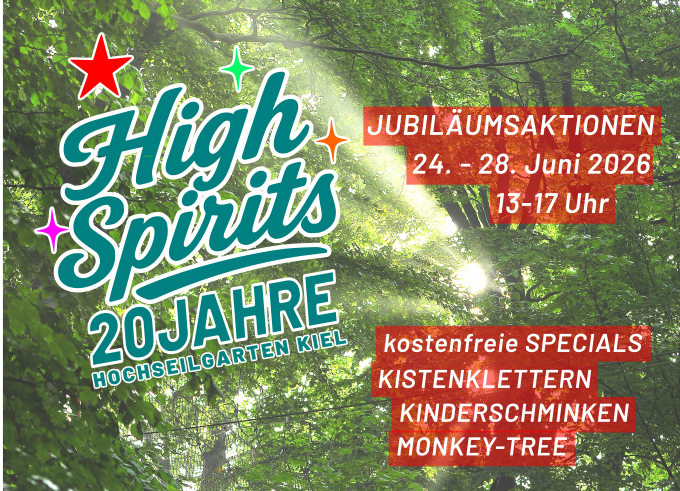 Jubiläumsaktion: High Spirits feiert 20 Jahre