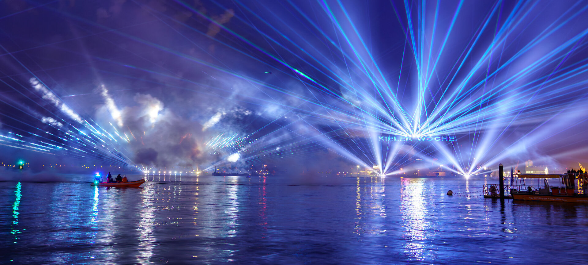 Lasershow Kieler Woche