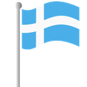 Icon der dänischen Flagge