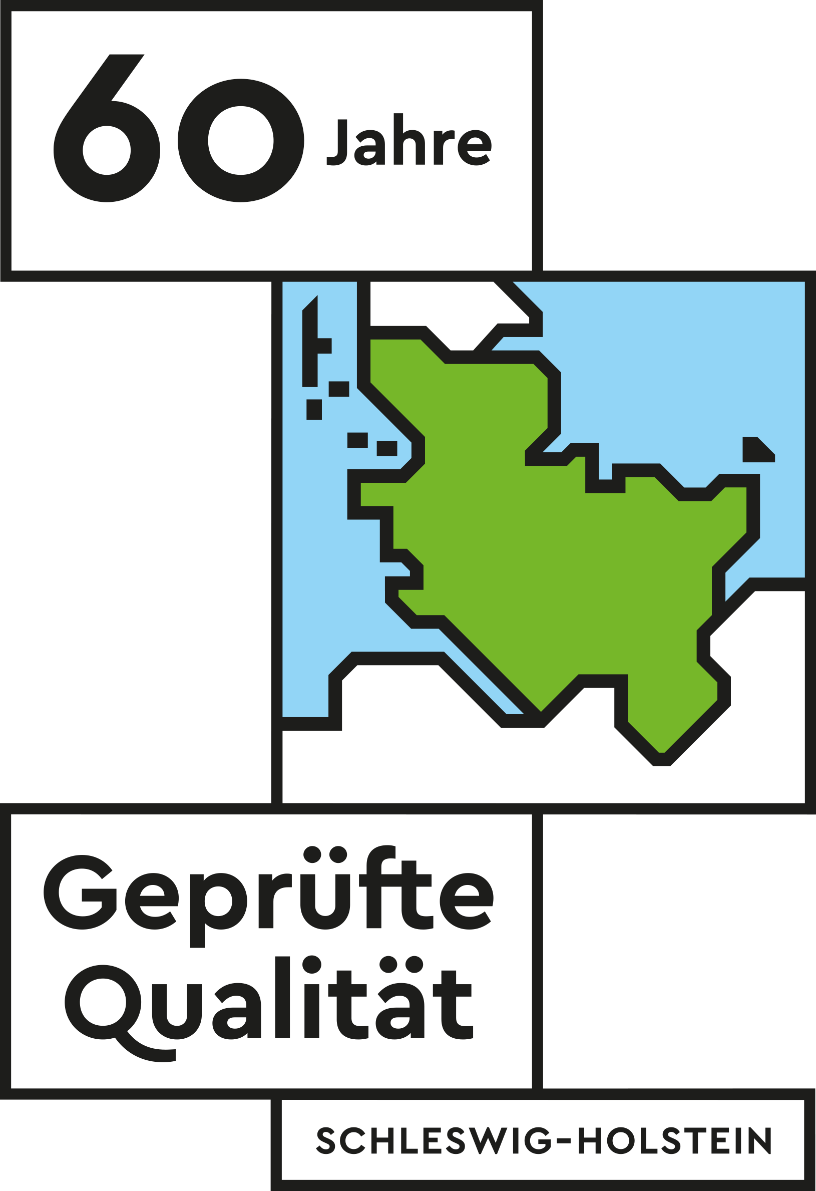 60 Jahre geprüfte Qualität Logo