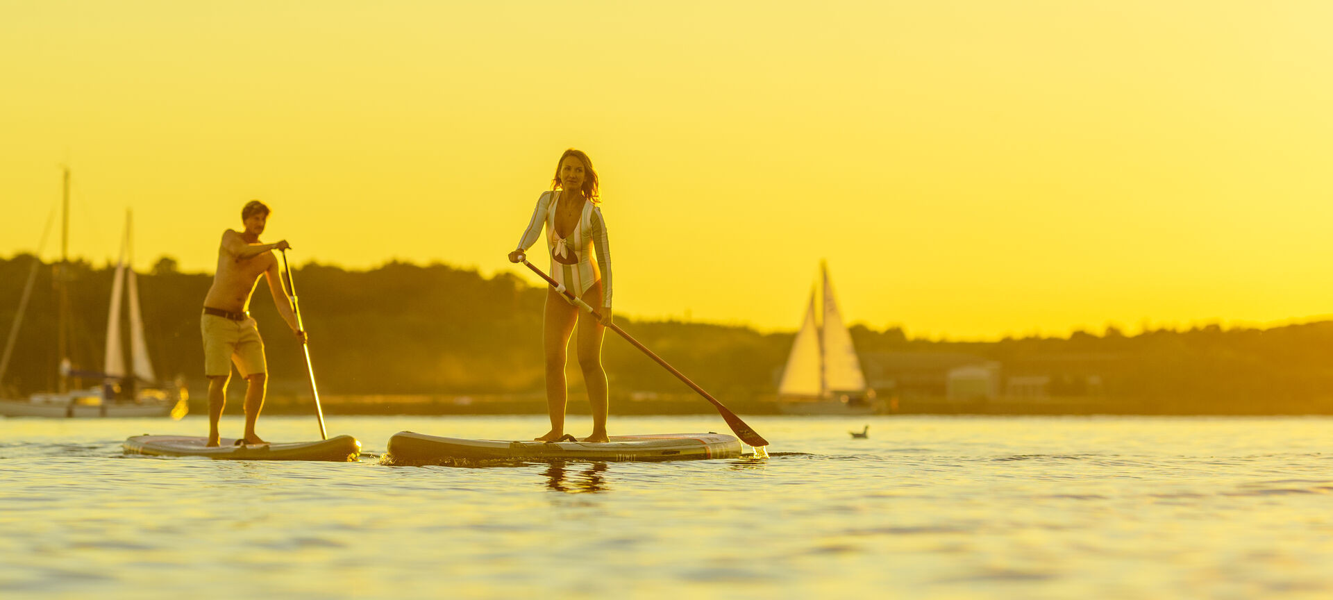 Stand-Up-Paddling in Kiel