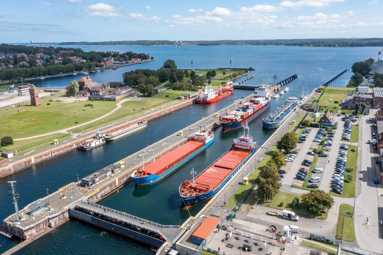 Schleuse Nord-Ostsee-Kanal
