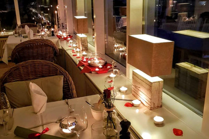 Romantisches Restaurant im Strandhotel Strande