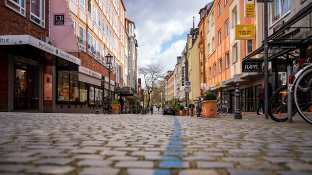 Shopping und Flanieren in der Dänischen Straße