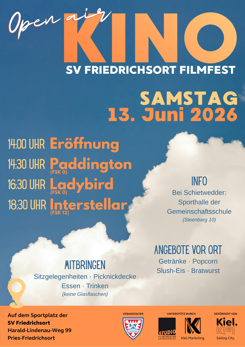 Open Air Kino – SV Friedrichsort Filmfest
