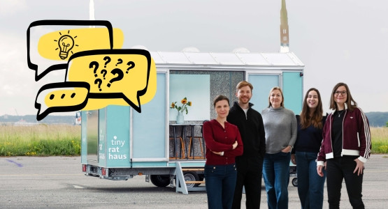 Tiny Rathaus auf dem Blücherplatz: Auf einen Schnack mit der Koordinierungsstelle für Mitwirkung