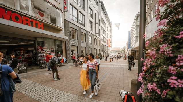 Shopping in der Holstenstraße