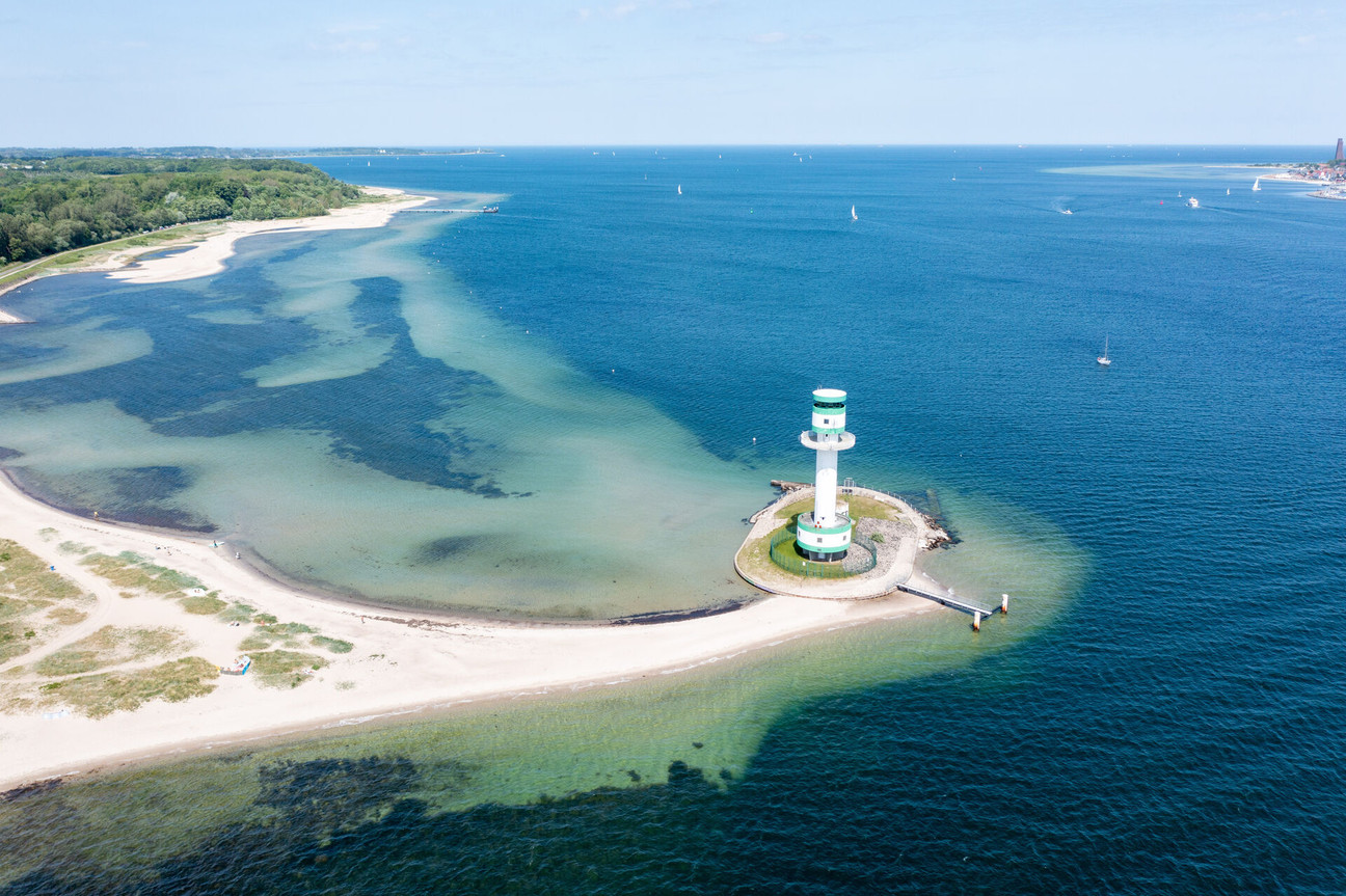 Leuchtturm am Falckensteiner Strand