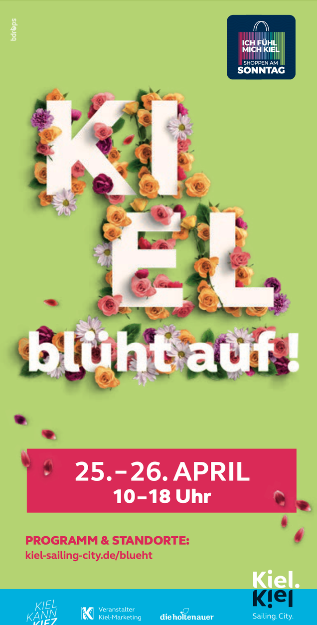 Kiel blüht auf! Plakat 2026