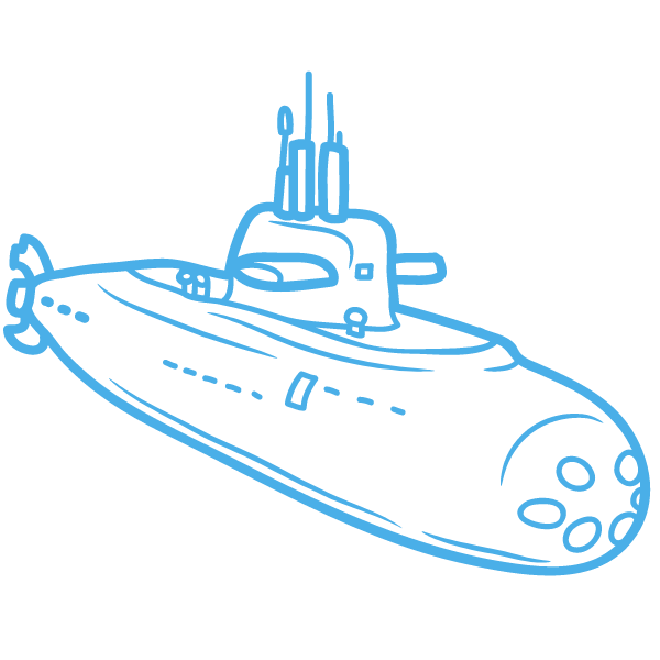 1850 1. Deutsches U-Boot gebaut